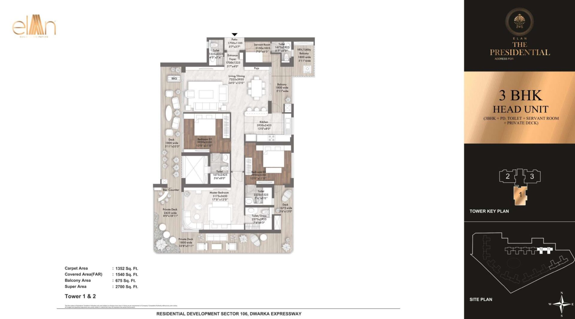 Elan the Presidential Floor Plan